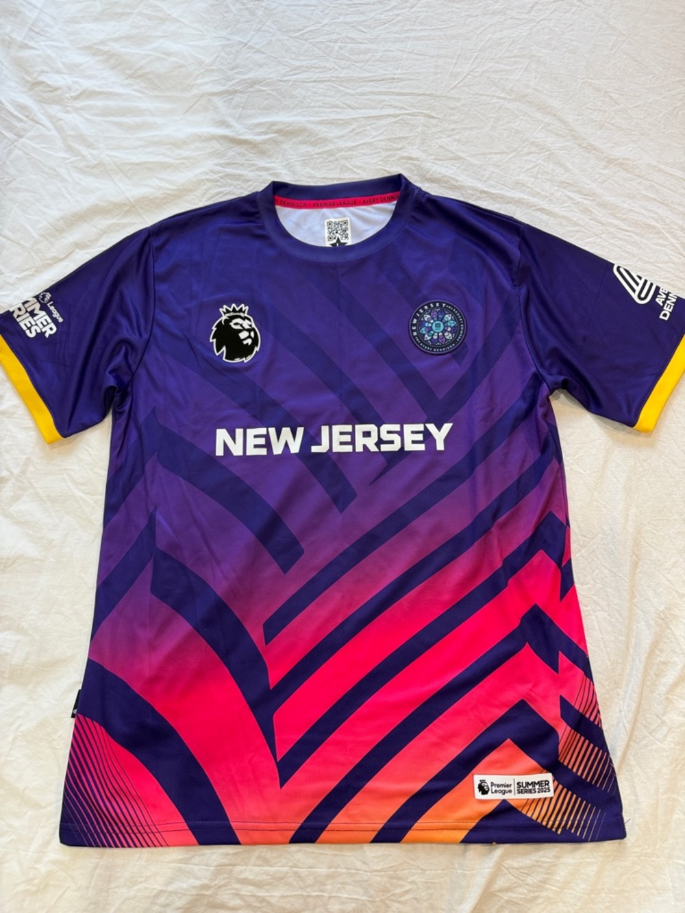 Purple New Jersey Kids' Soccer Top